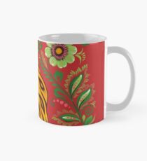 Tiger Volkskunst Tasse (Standard)
