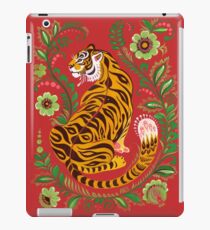 Tiger Volkskunst iPad-Hülle & Klebefolie
