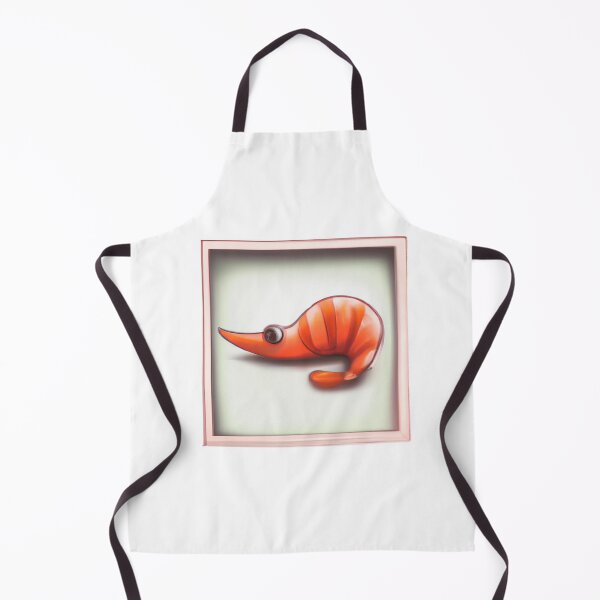 Item preview, Cute Shrimp Drawing designed and sold by WeHeartAnimals.