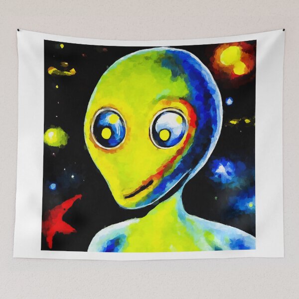 Item preview, Alien painting designed and sold by shrolts.