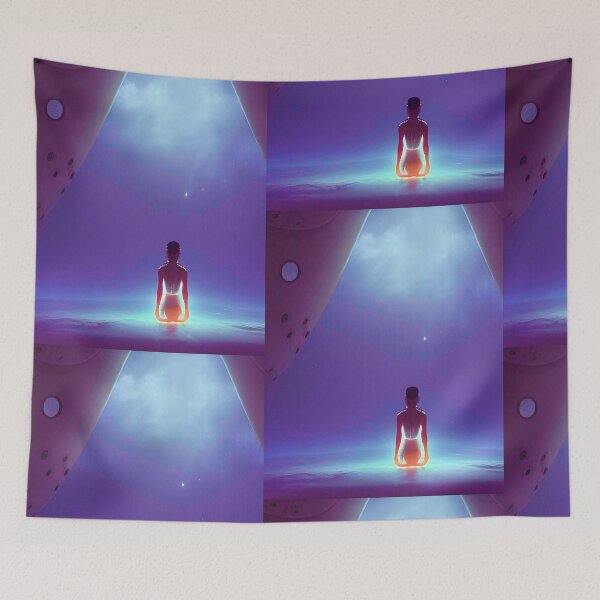 Item preview, Beautiful woman in space designed and sold by Neo-Expression.