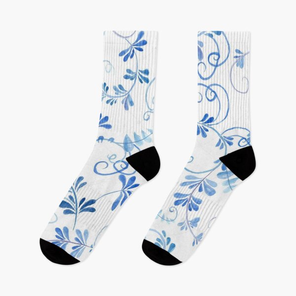Item preview, soft simple minimalist white blue design pattern designed and sold by Vkhandekar.