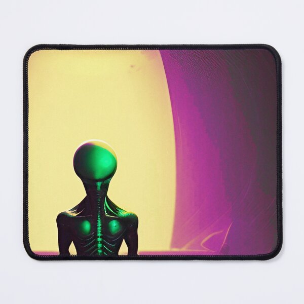 Item preview, Meditating alien. Yoga Meditation art designed and sold by Neo-Expression.