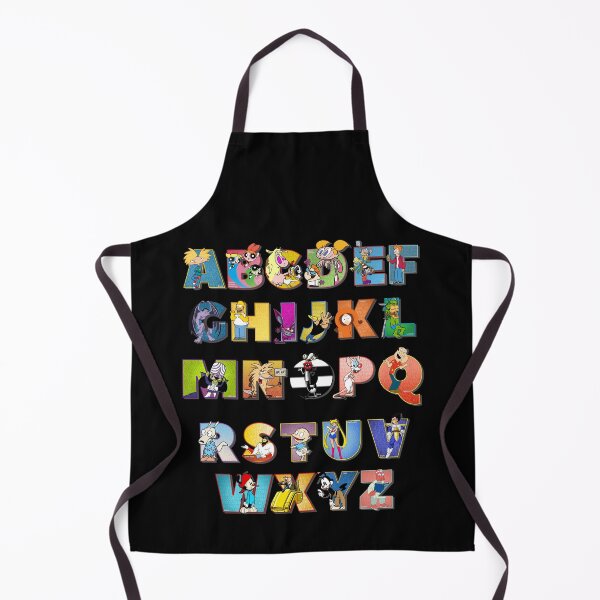 Item preview, The Alphabet of 90s Cartoon Typography designed and sold by More-dan-Prints.
