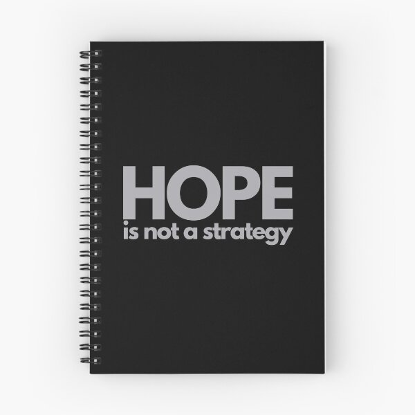 Item preview, Hope Is Not A Strategy - Silver designed and sold by ElementJourney.