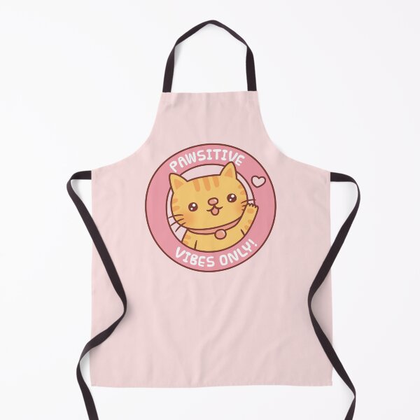 Item preview, Cute Tabby Cat Pawsitive Vibes Only Motivational Pun designed and sold by rustydoodle.