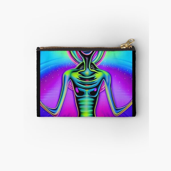 Item preview, Trippy colorful alien meditation art designed and sold by Neo-Expression.