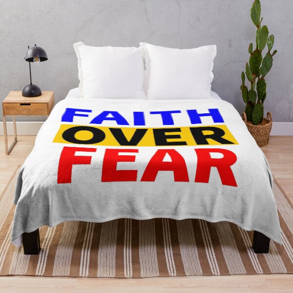 Item preview, Faith over Fear | Do not Fear, keep Faith | Faith rules the world | Fear loses, Faith wins | K367 | designed and sold by K367.