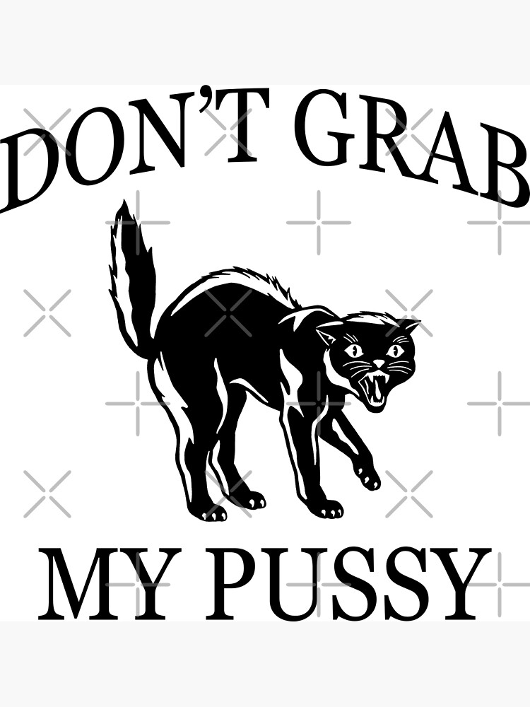 Dont Grab My Pussy Poster For Sale By Charlenemccall Redbubble 5589
