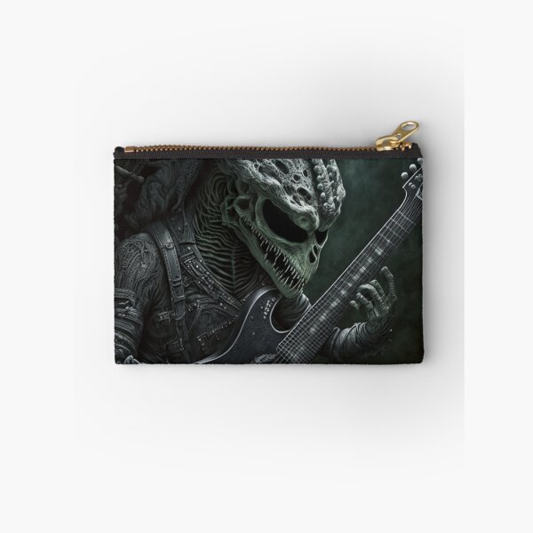 Item preview, Alien guitar player, Guitarist UFO, Space Sci-fi art designed and sold by YZO-Design.