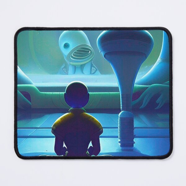 Item preview, Meditating alien. Yoga Meditation art designed and sold by Neo-Expression.
