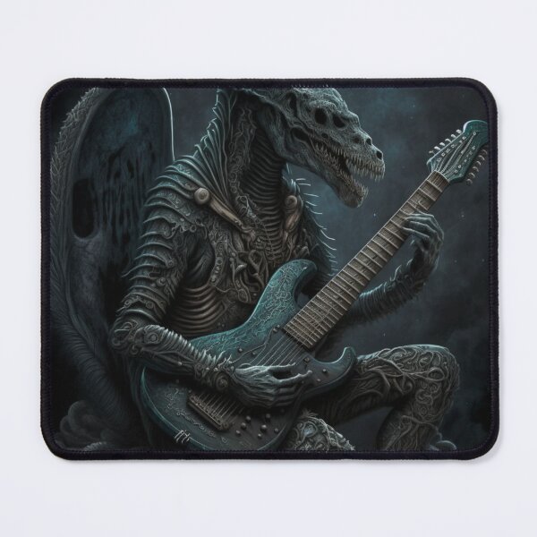 Item preview, Alien guitar player, Guitarist UFO, Space Sci-fi art designed and sold by YZO-Design.