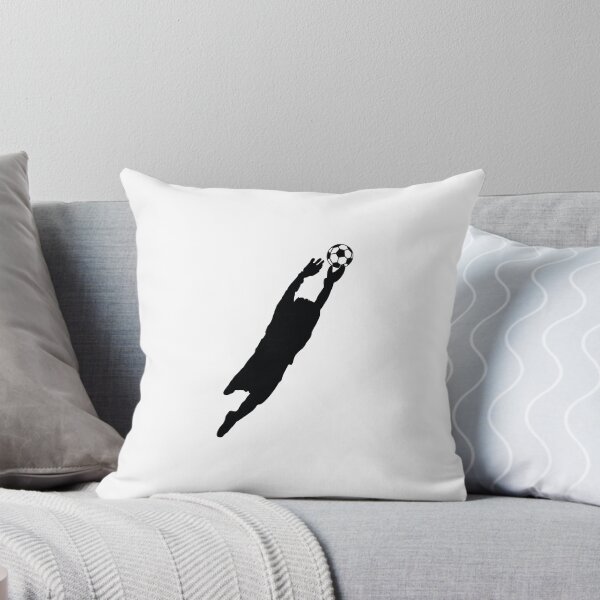 Item preview, Goal Keeper, Soccer player, soccer Silhouette, Soccer player kicking a ball designed and sold by BlueDiamond-19.