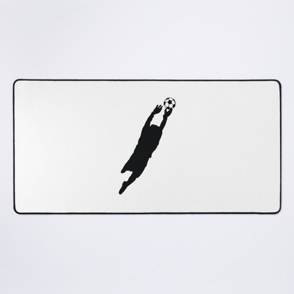 Item preview, Goal Keeper, Soccer player, soccer Silhouette, Soccer player kicking a ball designed and sold by BlueDiamond-19.