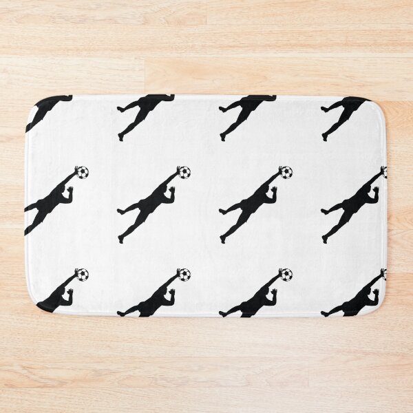 Item preview, Goal Keeper, Soccer player, soccer Silhouette, Soccer player kicking a ball designed and sold by BlueDiamond-19.