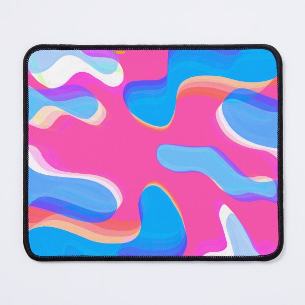 Item preview, Multicolor Neon Pink, Neon Blue, Purple, White and Blue Tones Bubbly Pattern Design designed and sold by theprintedclub.