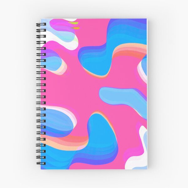 Item preview, Multicolor Neon Pink, Neon Blue, Purple, White and Blue Tones Bubbly Pattern Design designed and sold by theprintedclub.