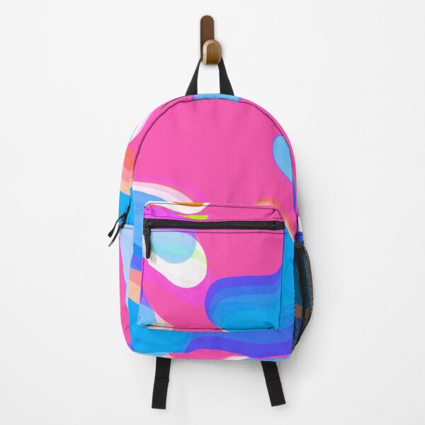 Item preview, Multicolor Neon Pink, Neon Blue, Purple, White and Blue Tones Bubbly Pattern Design designed and sold by theprintedclub.