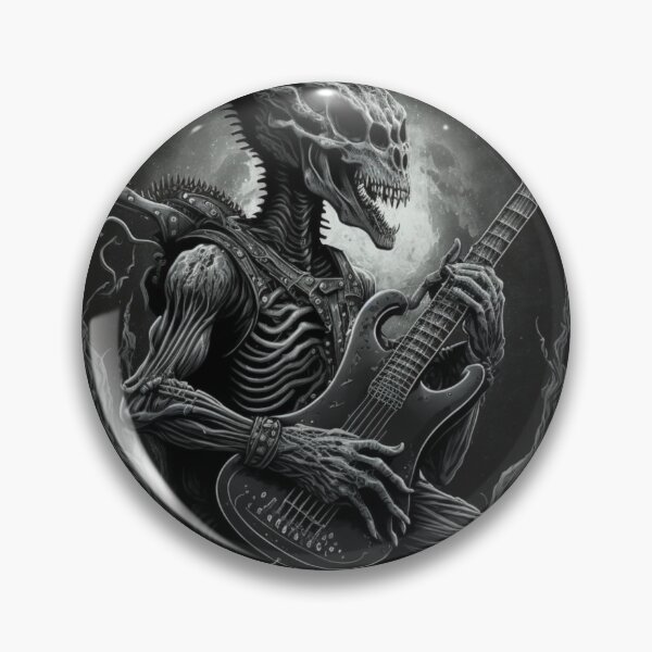 Item preview, Alien guitar player, Guitarist UFO, Space Sci-fi art designed and sold by YZO-Design.