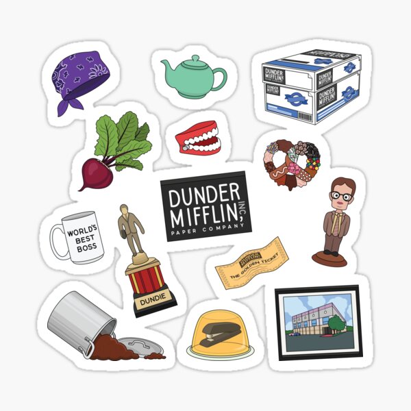 Dunder Mifflin Quabity First Bumper Sticker - The Office Merchandise –  Papersalt