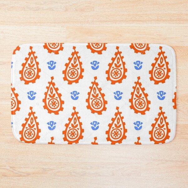 Item preview, symmetrical traditional block print pattern designed and sold by Vkhandekar.