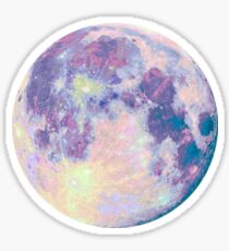 Purple Moon Sticker