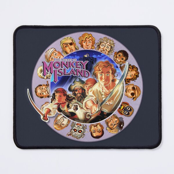 Item preview, Secret of Monkey Island - Pirate Codewheel with logo - Classic MS-DOS point and click graphic adventure game! designed and sold by RetroTeeStudio.