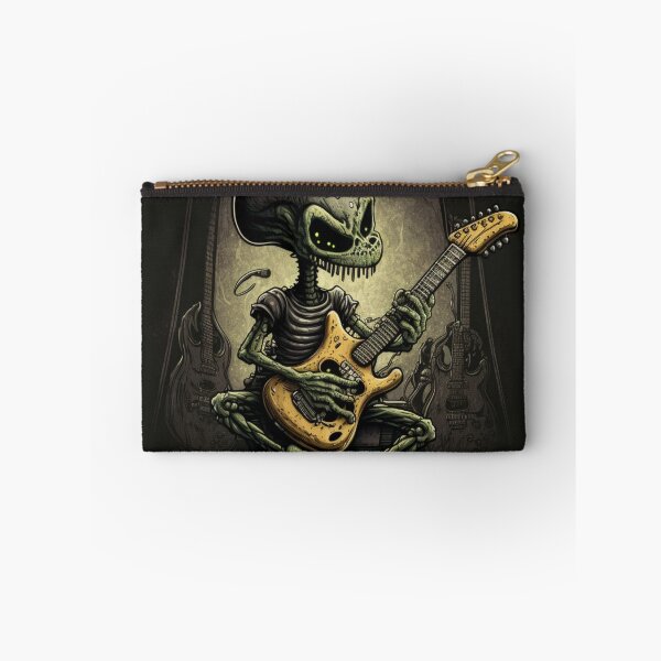 Item preview, Alien guitar player, Guitarist UFO, Space Sci-fi art designed and sold by YZO-Design.