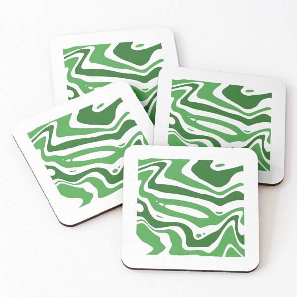 Item preview, Green wavy pattern designed and sold by IceyDel.