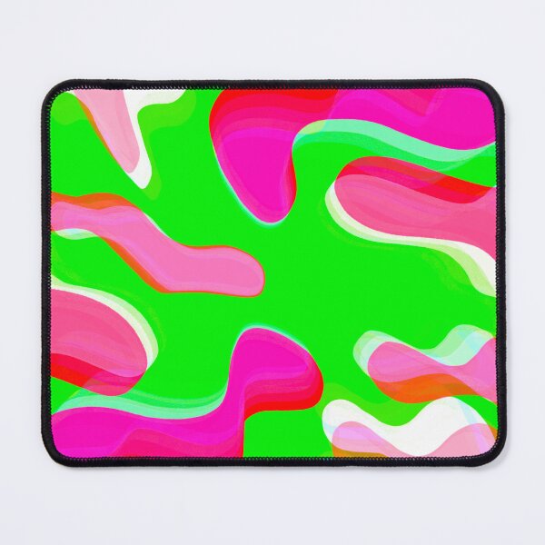 Item preview, Multicolor Neon Pink, Neon Green, White and Pink Tones Bubbly Pattern Design designed and sold by theprintedclub.