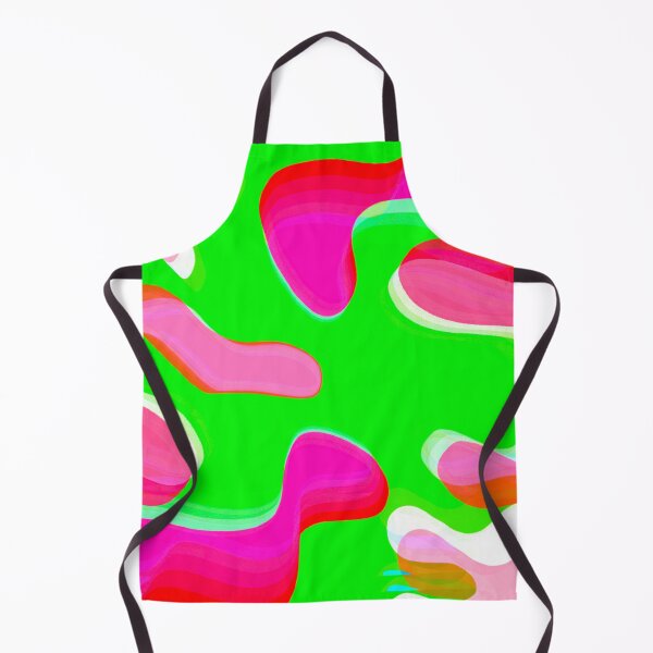 Item preview, Multicolor Neon Pink, Neon Green, White and Pink Tones Bubbly Pattern Design designed and sold by theprintedclub.