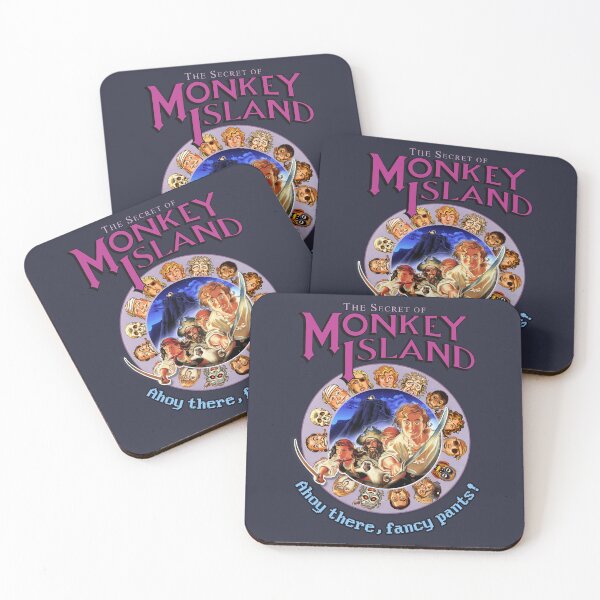Item preview, Secret of Monkey Island - AHOY THERE FANCY PANTS! Classic MS-DOS point and click graphic adventure game! designed and sold by RetroTeeStudio.
