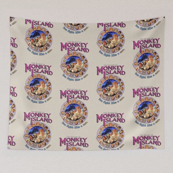 Item preview, Secret of Monkey Island - YOU FIGHT LIKE A COW. Classic MS-DOS point and click graphic adventure game! designed and sold by RetroTeeStudio.