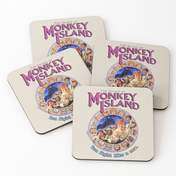 Item preview, Secret of Monkey Island - YOU FIGHT LIKE A COW. Classic MS-DOS point and click graphic adventure game! designed and sold by RetroTeeStudio.