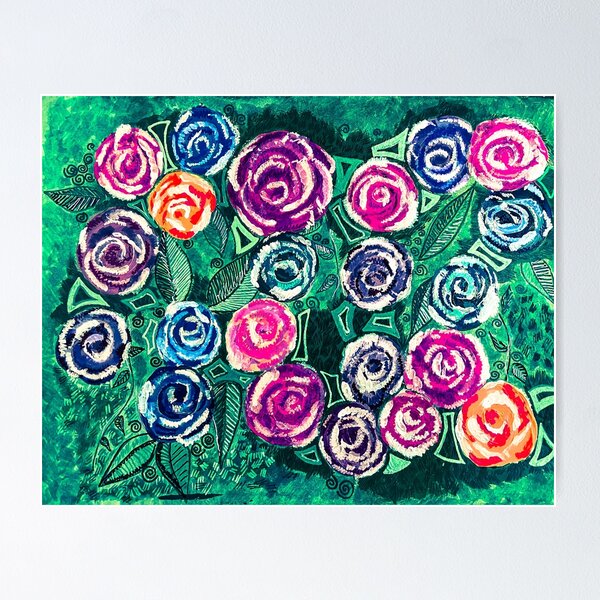 Item preview, Ratched Roses designed and sold by Dimakesthings.