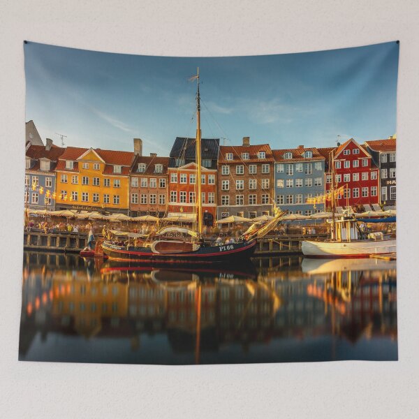 Item preview, Nyhavn In Summer Sunset designed and sold by Nicklas81.