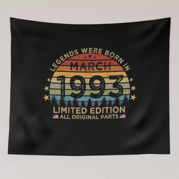 Item preview, Legends Were Born In March 1993 Limited Edition Patriotic designed and sold by cssdru.