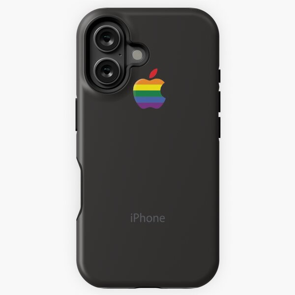 Item preview, iPhone space gray black lesbian gay lgbt rainbow flag designed and sold by PonytaClub.