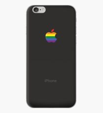iPhone space gray black lesbian gay lgbt rainbow flag iPhone Case