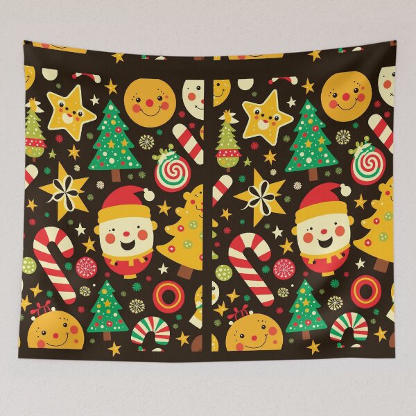 Item preview, Kids wallpaper Christmas pattern #9 designed and sold by FunArt4You.
