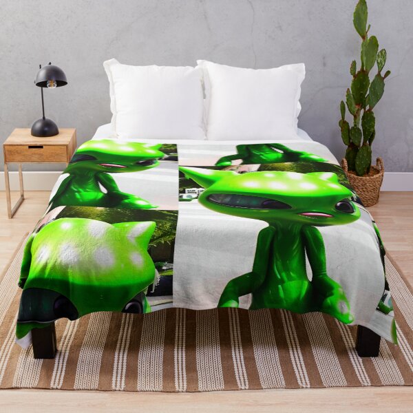 Item preview, Funny Green Cute Alien Art designed and sold by Neo-Expression.