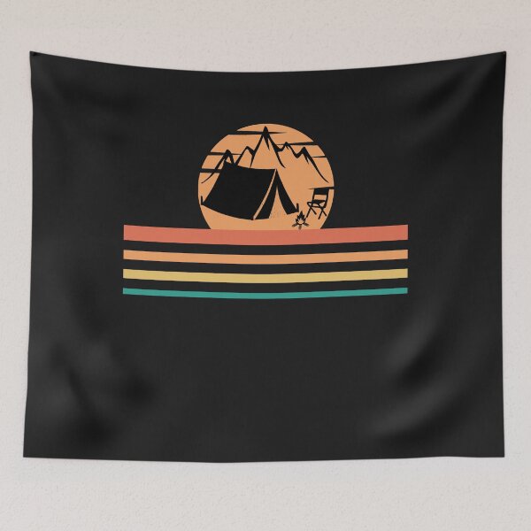 Item preview, Camper Camping Retro Vintage Cute Sunset Camping For Camping Lover Gift  designed and sold by Thecitiesstore.