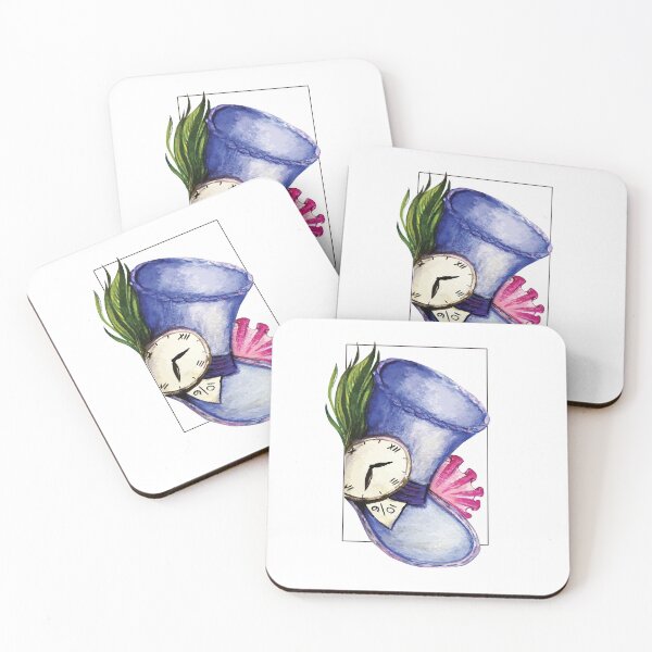 Item preview, Watercolor WATCHMAKER HAT from “Alice in wonderland” designed and sold by Olena Kovalova Design.