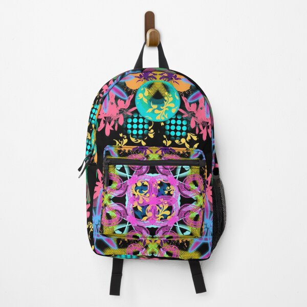 Item preview, Neon Mandala Flower Abstract designed and sold by Chatchot.
