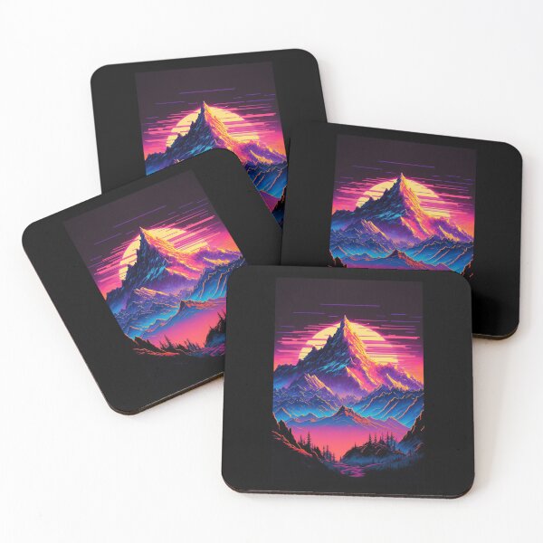 Item preview, Synth Mountain Sunset designed and sold by ToyoTees.