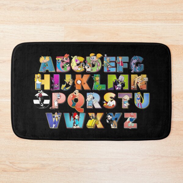 Item preview, The Alphabet of 90s Cartoon Typography designed and sold by More-dan-Prints.
