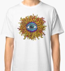 Psychedelic Sunflower - Just the flower Classic T-Shirt