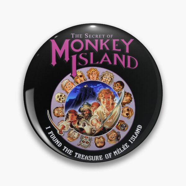 Item preview, Secret of Monkey Island - I FOUND THE TREASURE OF MELEE ISLAND - Classic MS-DOS point and click graphic adventure game! designed and sold by RetroTeeStudio.