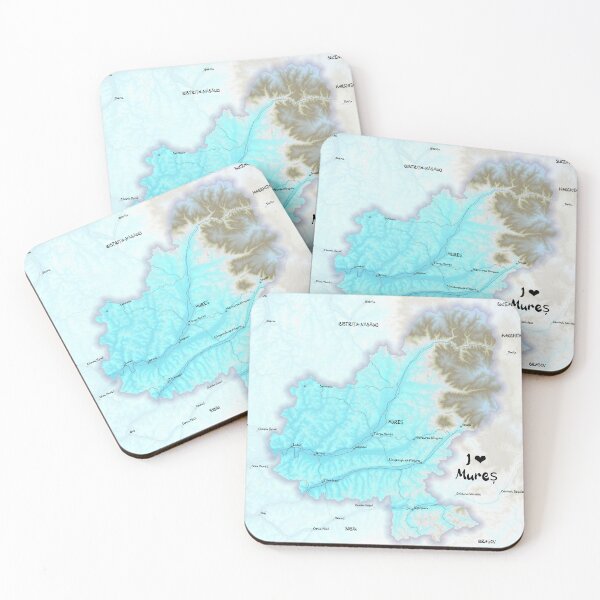 Item preview, Mureș County Map, România designed and sold by maptheclouds.