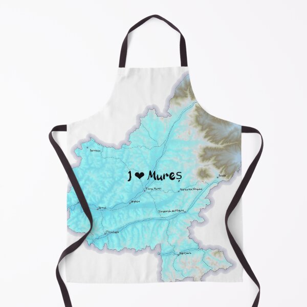 Item preview, Mureș County Map, România 2 designed and sold by maptheclouds.